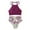 Wine, variant on VBVC Womens Tummy Control Bathing Suits Modest High Waisted Bikini Sets Cute Halter 2 Piece Swimsuit