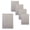 Galvalume, variant on Corrugated Metal Wainscoting Wall Panel 5-Pack - Rust - 36" Height - Dakota Tin