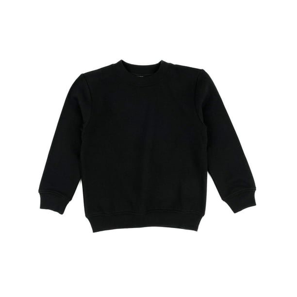 Leveret Kids & Toddler Boys Girls Long Sleeve Sweatshirt Black (Size 5 ...