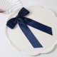 thumbnail image 1 of Pinza de seda con lazo de doble capa grande | Textura satinada elegante, colores macaron hechos a mano, accesorio duradero durante todo el día, moño y coleta, ropa de fiesta y formal, 1 of 1