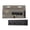 Black, variant on Command Decor Metal Key Rail, Matte Black, Strong Hold, 1 Hook Rail, 8 Small Adhesive Strips