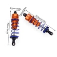 thumbnail image 2 of 4 Pcs Amortisseur de Voiture Télécommandé 1/10 Métal avant Arrière Kit Automobile Modifié Remplacement pour ZD Racing Orange, 2 of 6