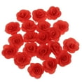 thumbnail image 3 of 20 Pieces Silk Rose Flower Head Bud DIY Crafts Home Craft Wedding Decor Red, 3 of 3