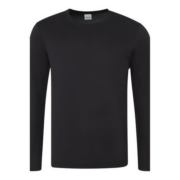 (Price/each)Just Cool By Awdis JCA002 LS Cool T-Jet Black-XXL