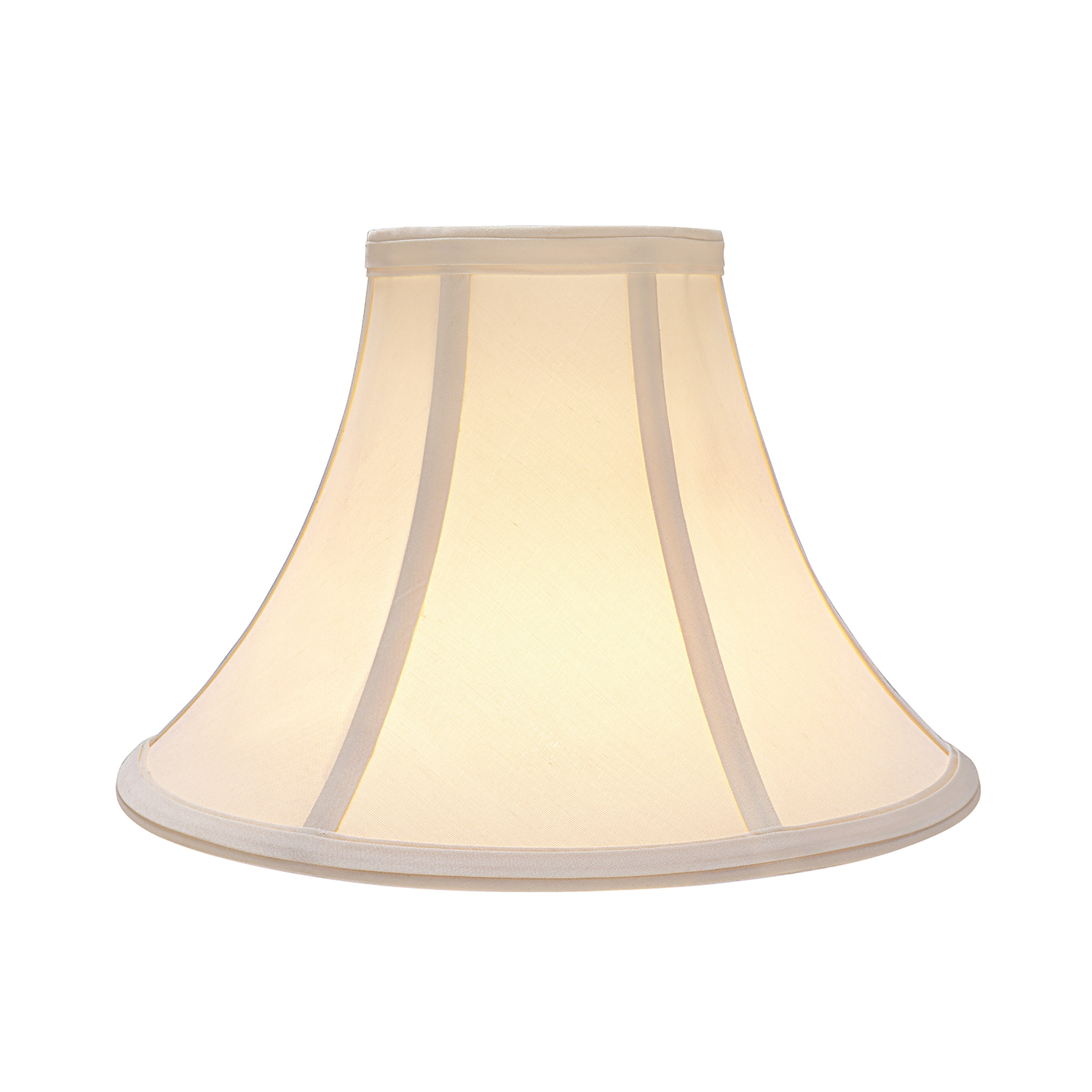 Aspen Creative 58030 Transitional Bell Shape UNO Construction Lamp Shade in Ivory, 10" wide (4" x 10" x 7")