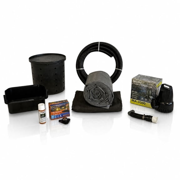 Half Off Ponds Simply Waterfalls 3200 Waterfall Kit, 10 ft x 25 ft EPDM