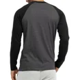 thumbnail image 4 of Playera Manga Larga Casual Raglán Slim Fit Comoda Unisex 3pz, 4 of 8