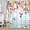 Multicolor, variant on MIZHONA Spring Floral and Birds Shower Curtain Hummingbird with Flower Fabric Waterproof Bathroom Curtain 72"W x 72"L