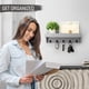thumbnail image 4 of Llavero decorativo de pared Rebee Vision con estante y 5 ganchos, 4 of 6