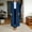 (Fashion 59)Blue, variant on Aimik Women's Long Open Front Knit Cardigan Maxi Length Duster Coat with Pockets