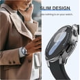 thumbnail image 4 of XIHAMA 2Pack Compatible for Galaxy Watch 7 2024 Screen Protector Case 44mm Accessories, Protective Face Cover for 44 mm, Hard Bumper Built-in Tempered Glass Film for Women Men, 4 of 7