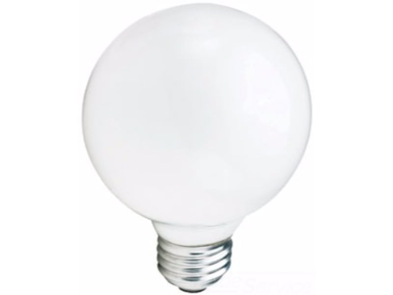 Duramax Incandescent Decorative Globe Light Bulb in White