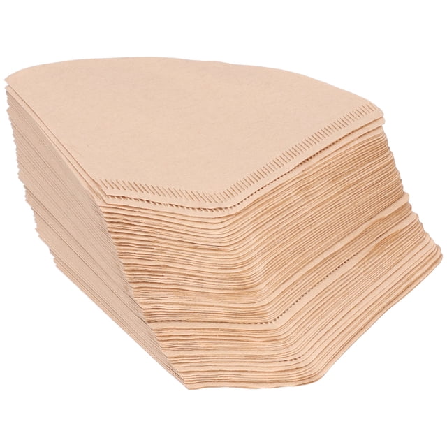 100 unids/bolsa papel de filtro de café en forma de abanico filtro de pulpa de madera papel accesorio para hacer café