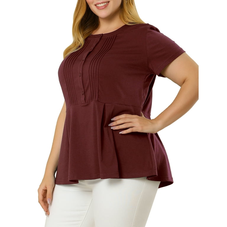 トップス muguet heart button peplum tops トップス muguet heart button peplum tops Sweetheart Neck