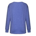 thumbnail image 4 of Blouses pour Femmes Décontractées Imprimées de Noël à Manches Longues et Col Rond en Liquidation, 4 of 5