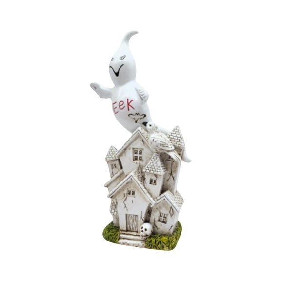 FEISHENTT Halloween Ghost Figurine Resin Ghost Statue Decorative Tabletop Ornament for Halloween Home Party Decor Living Room Home Tabletop