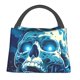 thumbnail image 1 of Easygdp Abstract Blue Skull Bolsa de Almuerzo Insulada Reutilizable, Bolsa de Mano y Bandolera para Oficina, Trabajo, Viajes, 1 of 6