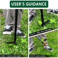 thumbnail image 4 of Weed Puller Tool Stand Up Weeder with Long Handle & 4-Claw Steel Head Manual Weed Remover Tool for Lawn and Garden, 4 of 6