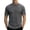Dark Gray, variant on Mens Quick Dry Camo Shirts Crewneck Gym Short Sleeve Breathable Tees Moisture Wicking Running Workout Training Tops