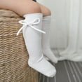 thumbnail image 4 of Travelwant 4Pairs Toddler Knee High Socks Baby Little Girls Cable Knit Cotton Stockings 0-5T, 4 of 7