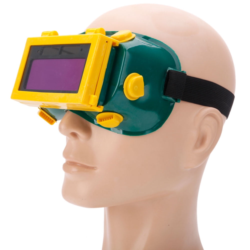Ktaxon Pro Solar Auto Darkening Helmet Eye Goggle Welding Mask Welder Glasses, Yellow
