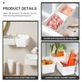 thumbnail image 3 of unbranded Organizador De Plástico Reutilizable Para Puerta Lateral De Refrigerador Estilo Moderno, 3 of 8