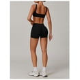 thumbnail image 4 of PISONIC Two Piece Workout Sets for Women Square Neck Sports Bra and Scrunch Butt Lifting Shorts Gym Yoga Active Wear Outfits, 4 of 7