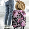 thumbnail image 2 of Pink Leopard Pattern Luggage Cover Fashion Suitcase Cover Baggage Covers Fit 25-28 Inch Luggage (Go Travel), 2 of 5