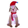 thumbnail image 4 of Cachorro Inflable Ycolnaefllr Navidad 1,2 m Interiores y Exteriores, 4 of 9