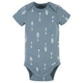thumbnail image 3 of Modern Moments by Gerber Baby Boy Short Sleeve Bodysuits, 4-Pack (Newborn-12 Months), 3 of 10