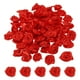 thumbnail image 1 of Rosas de Cinta de Satén Mini, Flores de Tela Pequeñas, Adornos, Rosetas, Aplique Rojo, 1 of 5