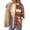 Orange, variant on Zeagoo Flannel Jacket Fleece Lined Jacket Women Plaid Shacket Button Down Shirts Casual Fall Winter Outwear