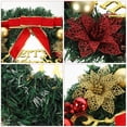 thumbnail image 3 of GAXIRE Christmas Front Door Wreath Holiday Decoration Plastic Indoor Outdoor Home Use 1 Piece Festive Seasonal Decor, 3 of 8