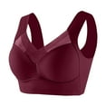 thumbnail image 2 of Snoarin Plus Size Bras for Women Full Cup Seamless Push Up Shaping Wire Free Everyday Bra Size L-6XL, 2 of 3