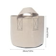 thumbnail image 3 of Plant Grow Reusable Bags, Heavy Duty Aeration Fabric Pots for Vegatables Flowers Garden, Beige 2 Gallon, 3 of 6