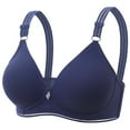thumbnail image 2 of Plus Size Bra for Women,Woman's Bras Plus Size Sport Bra for Women Plus Size Wire Free Comfortable Push Up Hollow Out Bra Underwear, 2 of 3