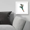 thumbnail image 2 of Gallery Pops Naruto Shippuden - Might Guy Wall Art, White Framed Version, 12" x 12", 2 of 5