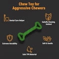 thumbnail image 5 of Dog Chew Toys for Aggressive Chewers, Likaty Indestructible Dog Toy Puppy Chew Teething Toys for Large Medium Small Dogs,Green, 5 of 9