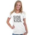thumbnail image 3 of Sidekick Superhero BFF Bestie Forever Womens Fitted Plus Size Graphic Tee Brisco Brands 3X, 3 of 5