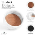 thumbnail image 5 of Radicaln Marble Wine Bottle Coaster 5.5 Inch White Handmade Stone Holder – Classic Wine Coaster for Champagne, Liquor – Dining Table Protection, Countertop Organizer & Elegant Bar Décor, 5 of 6