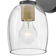 thumbnail image 2 of 85010BK Lark Percy - 1 Light Bath Vanity In Transitional and Classic Style-11 Inches Tall and 5.25 Inches Wide-Black/Lacquered Brass Finish, 2 of 21
