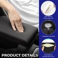 thumbnail image 4 of Memory Foam Car Armrest Cushion Pad, Center Console Cover with Elastic Band, Soft Mesh Fabric for Cars Trucks SUVs, Red Style, 1 Piece, 4 of 7