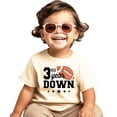 thumbnail image 4 of Olive Loves Apple 3rd Year Down Football Shirt for Boys and Girls Sports Theme Third Birthday Party Tee Natural Shirt 4T, 4 of 5