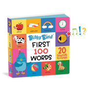 Ditty Bird Baby Sound Educational book : First 100 Words