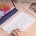 thumbnail image 3 of Cordless Keyboard, Silent Design, Multimedia Function Keys, Portable BT Keyboard for IOS Tablet Computer Phone, Widely Compatible, Durable and Stylish Appearance, 3 of 7
