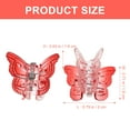 thumbnail image 5 of 50 Pcs Hair Jaw Clips Butterfly Barrettes Tiara Mini Tiaras for Girls Women's Small Claw Jelly Color Resin, 5 of 6