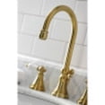 thumbnail image 4 of Kingston Brass Widespread Bathroom Faucets With Brushed Nickel KS2988PL, 4 of 7
