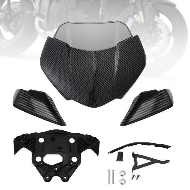 Windshield WindScreen fit for Speed Triple 1200 RS 2021-2022 Gray&Carbon