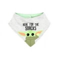 thumbnail image 3 of Baby Yoda Boys Infant 3-Piece Set with Bib, Size 0-9 Months, 3 of 4
