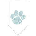 thumbnail image 2 of Pet and Dog Bandana Rhinestone, "Paw Blue", 2 of 10